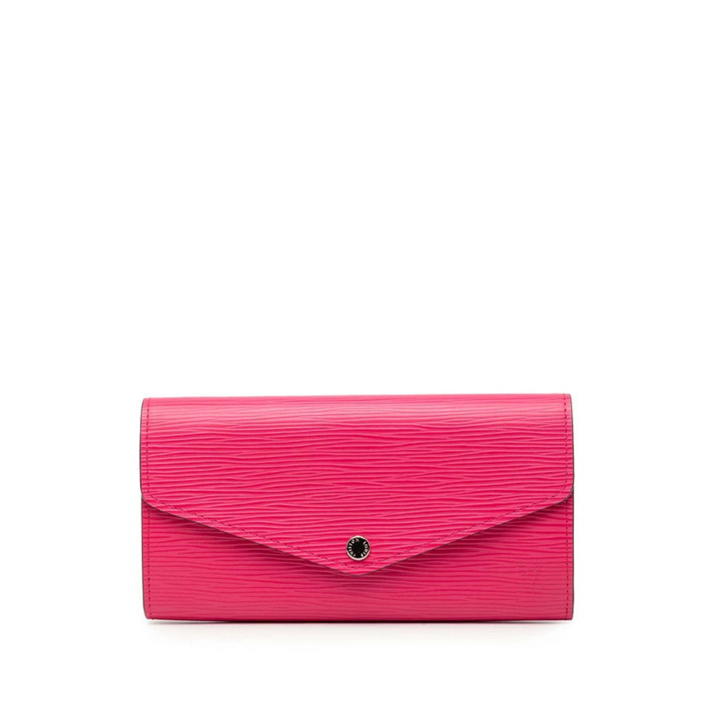 Louis Vuitton Epi Portefeuille Sarah Long Wallet Hot Pink Leather